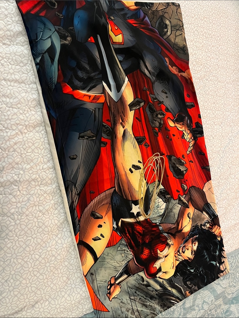 Graphic Wonder Woman 2 king sized pillow cases